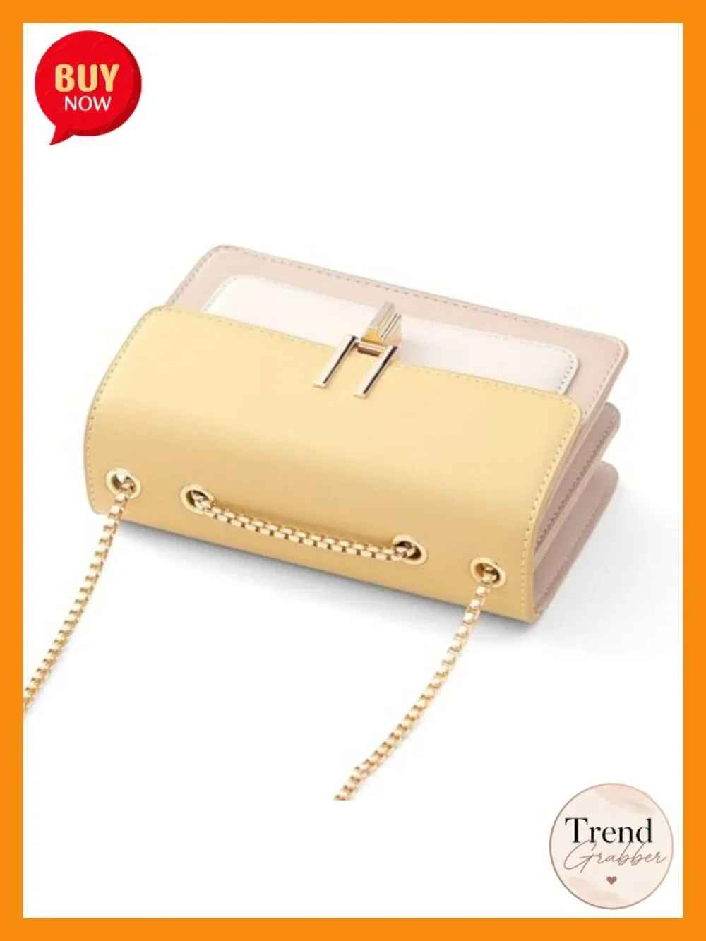 Faux Leather Color-Block Crossbody Bag Satchel Handbag for Women